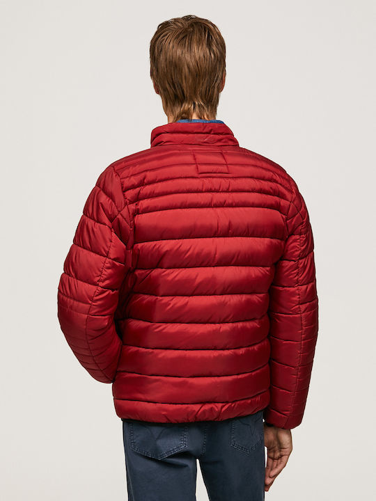 Jack Winter Jacke Puffer Wasserdicht Burgundisch