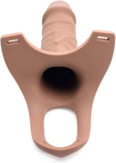 XR Hollow Silicone Dildo Strap-on Harness με Dildo στο χρώμα του δέρματος