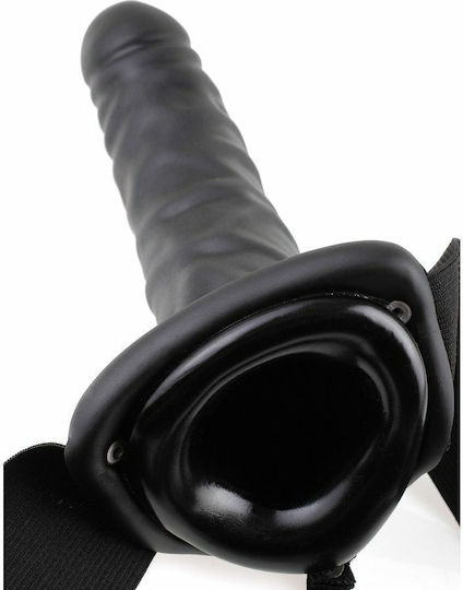 Pipedream Fetish Fantasy Series Harness with Dildo 20cm and Vibration in Black Color