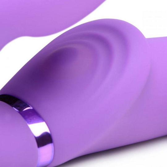 Strap U 10x Ergo-Fit G-Pulse Inflatable & Vibrating Strapless Strap-on Trägerlos Strap On mit Dildo 24.6cm mit Vibration in Lila Farbe