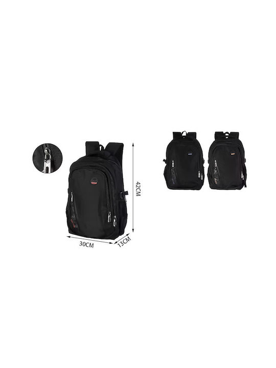 Family Men's Fabric Backpack Black