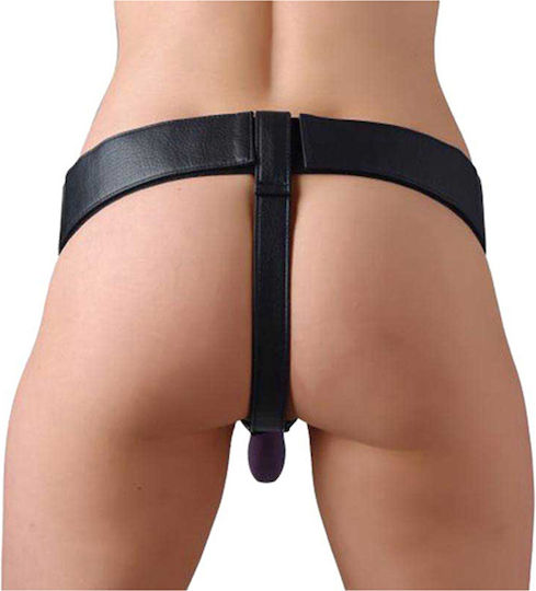 Strap U Domina Wide Band Strap On Harness Only Harness in Black Color