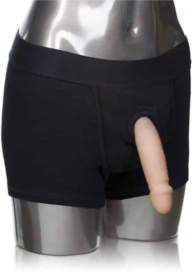 Calexotics Packer Gear Black Boxer Brief Harness Бельо в Черен цвят