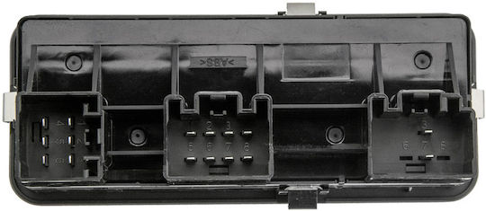 NTY Car Window Switch for Land Rover Discovery / Range Rover / Range Rover Sport 17pin Black