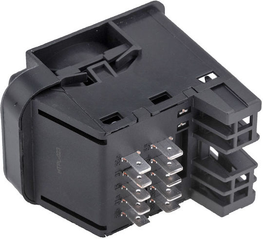 NTY Car Light Switch for Opel Astra / Combo / Corsa / Tigra / Vectra 10pin Black