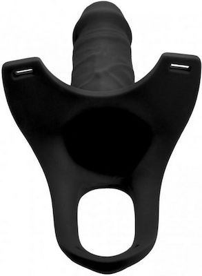 XR Size Matters Hollow Silicone Dildo Strap On Harness with Dildo Black