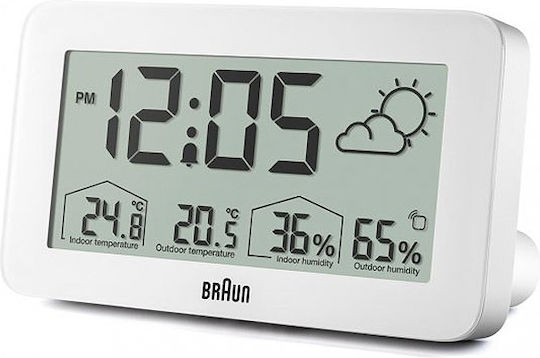 Braun Επιτραπέζιο Ψηφιακό Ρολόι με Ξυπνητήρι BC13