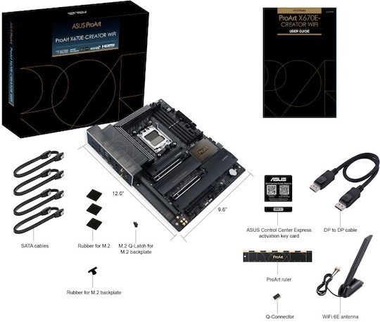 Asus ProArt X670E-CREATOR WIFI Дънна платка ATX с AMD AM5 Сокет