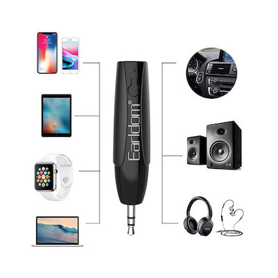 Earldom ET-M68 Bluetooth Receiver with 3.5mm Jack Output Port