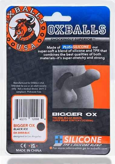 Oxballs Bigger Ox Cockring Пръстен Петел Силикон Space Blue Ice