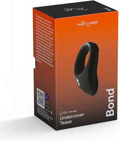 We-Vibe Bond Vibrating Cock Ring With App & Remote Control Δονούμενο Δαχτυλίδι Πέους Black