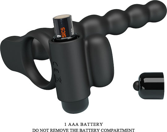 Pretty Love Hercules Vibrating Cockring Black