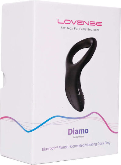 Lovense Diamo Vibrant Inel Cock Negru