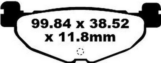 EBC Motorcycle Brake Pads Organic Brake Pads Set
