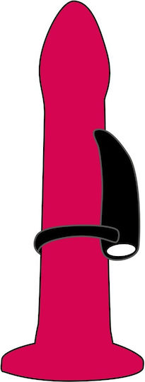 You2Toys Black Velvet Vibrating Cock Ring Cock Negru