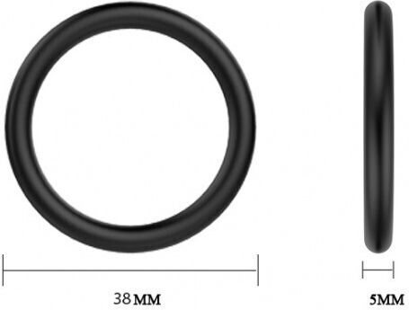 Naughty Toys Cock Ring Cock Negru