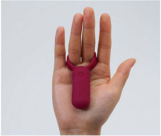 Tenga SVR Vibe Ring Вибриращ Пръстен Петел Силикон Червен