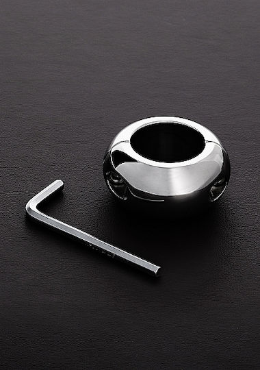 Triune Oval Ball Stretcher Cock Ring Cock Metalic Argintiu