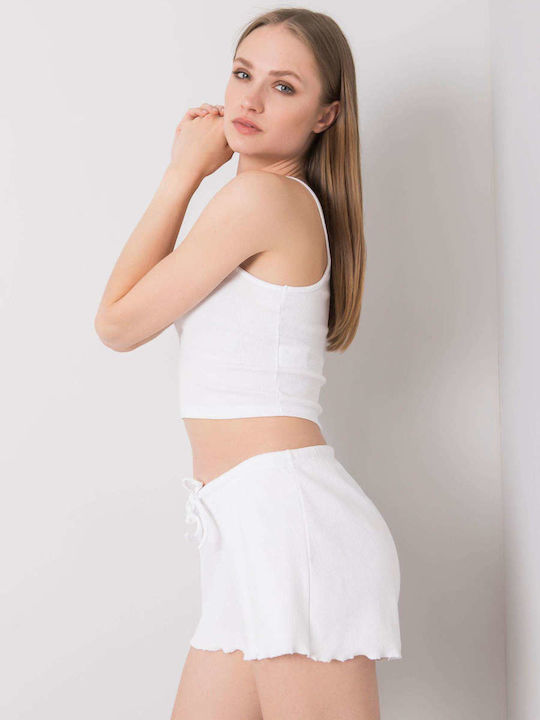 Rue Paris Women's Shorts White