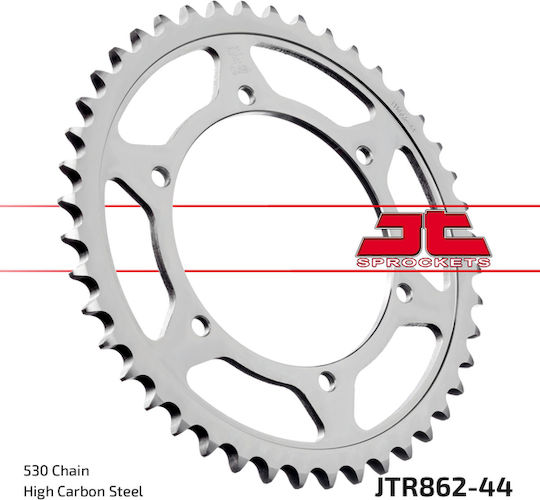 JT Sprockets Γρανάζι Πίσω 44 Δοντιών για Yamaha XJ