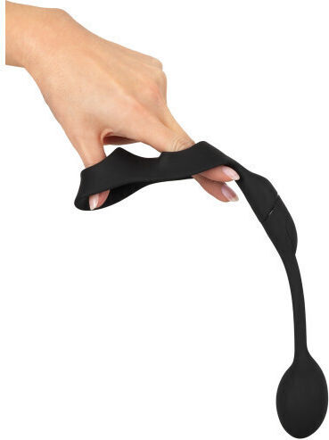 You2Toys Rebel Cock Ring With Remote Control Butt Plug Δαχτυλίδι Πέους Σιλικόνης με Πρωκτική Σφήνα Μαύρο 05507280000