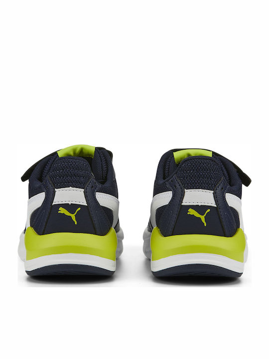X- Ray Kids Sports Shoes Running with Hoop & Loop Closure Navy Blue