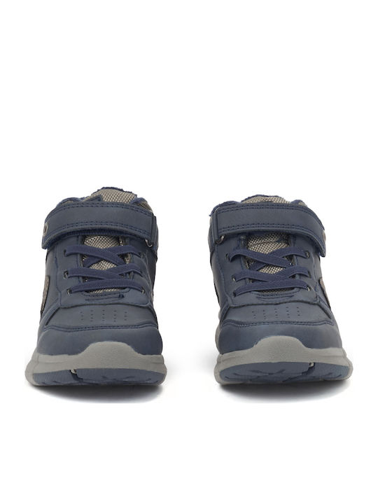 Kinderstiefeletten mit Klettverschluss Marineblau