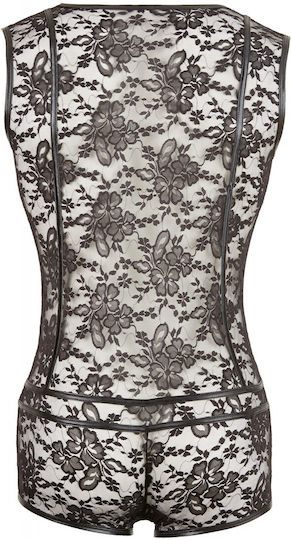 Svenjoyment Underwear Body din dantelă semitransparent provocator pentru bărbați Top Sexy pentru bărbați Black 21502981701