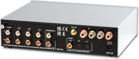 Pro-Ject Audio Maia S3 Ολοκληρωμένος Ενισχυτής Hi-Fi Stereo 40W/4Ω 23W/8Ω Ασημί