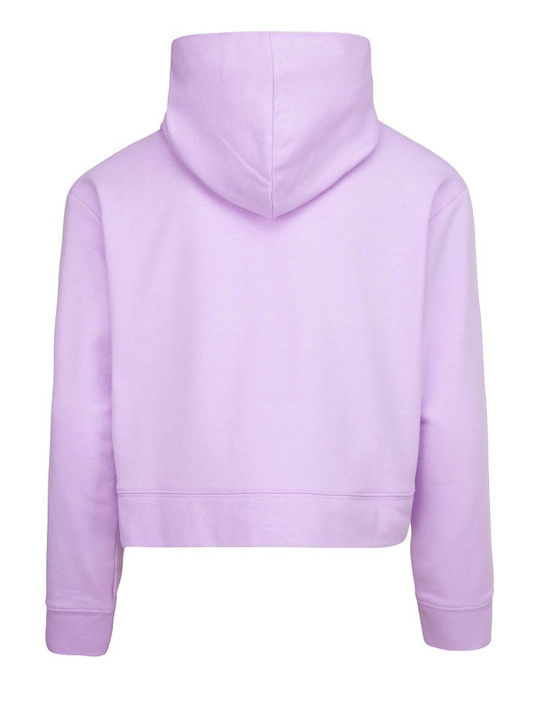 Jordan Kids Sweatshirt with Hood Lilac Essentials Shine
