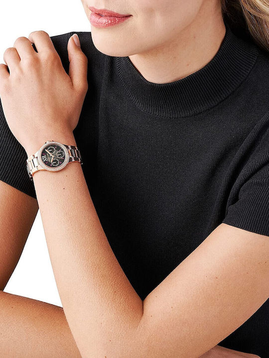 Michael Kors Camille Ρολόι Μπαταρίας με Μεταλλικό Μπρασελέ Michael Kors Camille Ρολόι Μπαταρίας με Μεταλλικό Μπρασελέ
