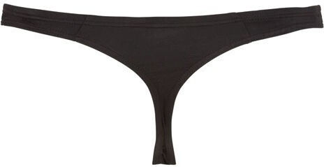 Svenjoyment Underwear String with 2 Openings Black