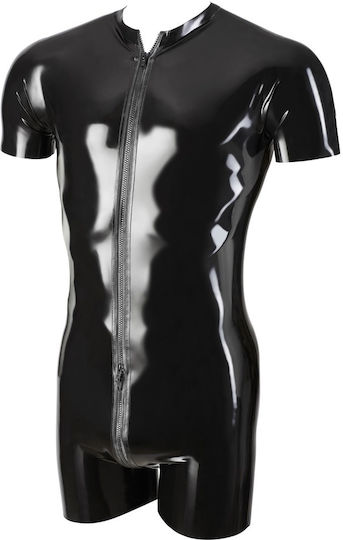 LateX Latex Playsuit Black