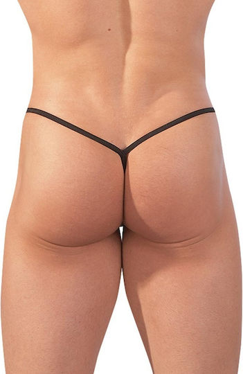 Svenjoyment Underwear Men's Mini String Ανδρικό Sexy String Μαύρο