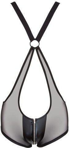 Svenjoyment Underwear Transparent Wrestler Body Секси мъжко боди Черен 21501821701