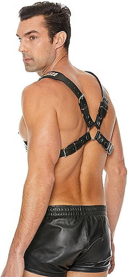 Shots Men's Pyramid Stud Body Harness