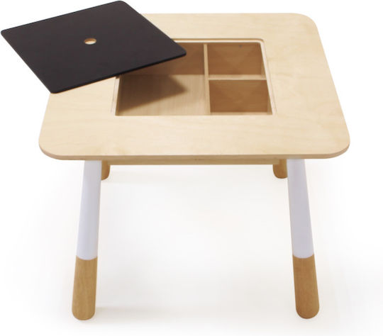 Kindertisch aus Holz Beige Tender Leaf Toys