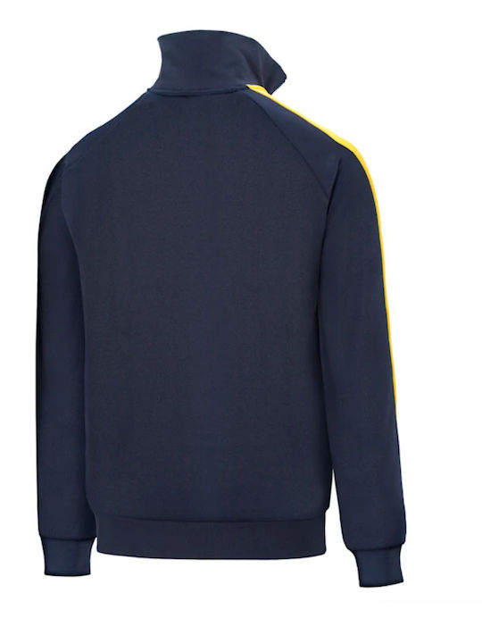 Puma Iconic T7 Men's Sweatshirt Jacket with Pockets Navy Blue