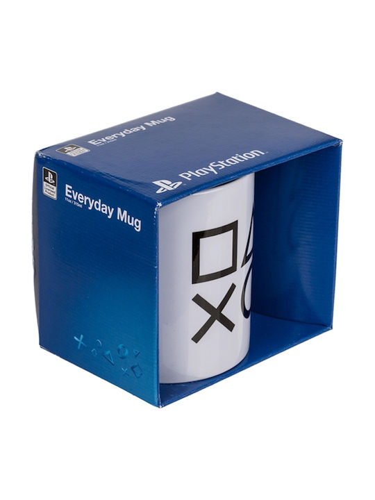 Out of the Blue Playstation Ceramic Mug White 325ml