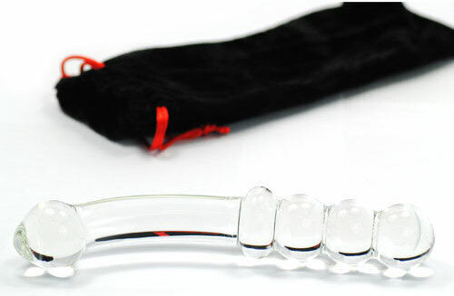 CyprusLoveShop Glass Dildo Glass Dildo Transparent 20cm