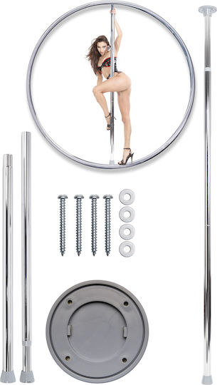 Pipedream Fetish Fantasy Dance Pole Στύλος Pole Dancing Ασημί