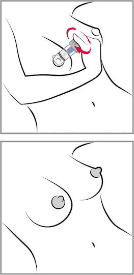 You2Toys Max Twist Nipplesucker Αναρροφητής Θηλών Διάφανος 2τμχ