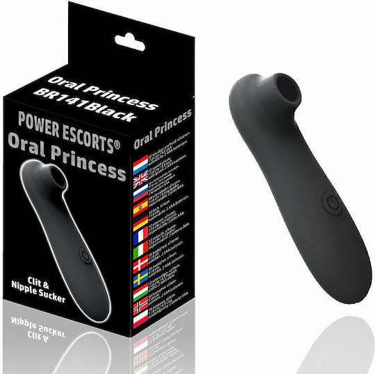 Power Escorts Oral Princess Αναρροφητής Κλειτορίδας & Θηλών Clit & Nipple Sucker Black