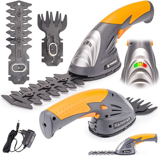 Powermat PM-ANTK-7.2T Foarfecă de gard viu Baterie 7.2V cu Lungimea Lamei 12cm
