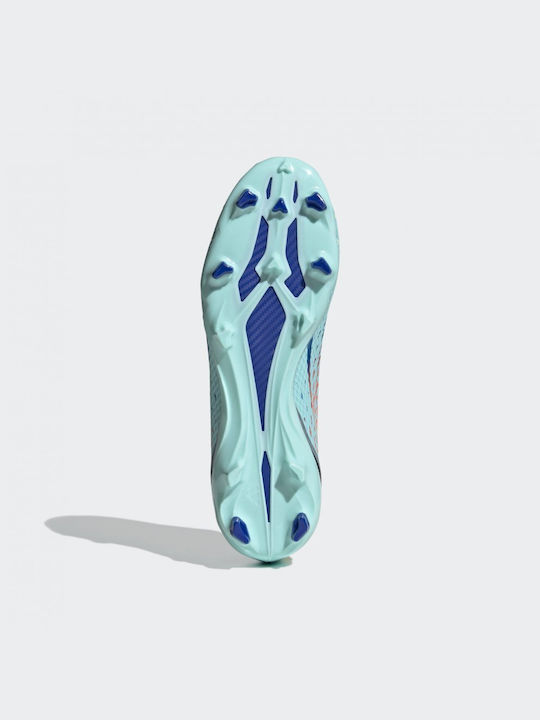 Adidas X Speedportal.3 FG Χαμηλά Ποδοσφαιρικά Παπούτσια με Τάπες Clear Aqua / Power Blue / Solar Yellow