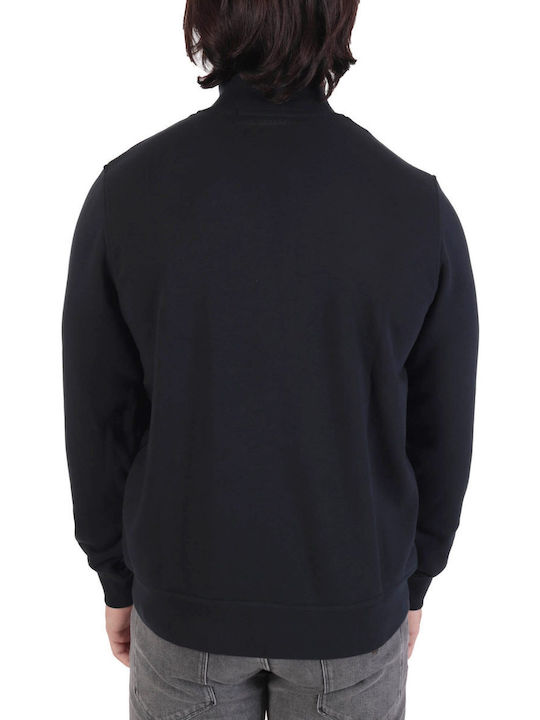 Karl Lagerfeld Men's Sweatshirt Jacket with Pockets Navy Blue