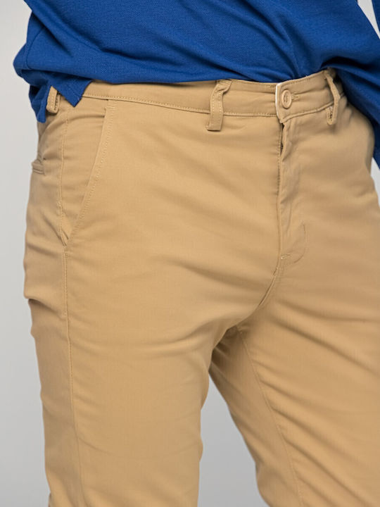 Hose Chino in Schlanker Passform Beige