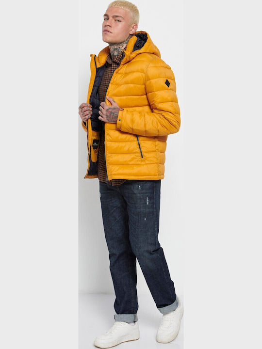 Winter Jacket Puffer Amber Yellow