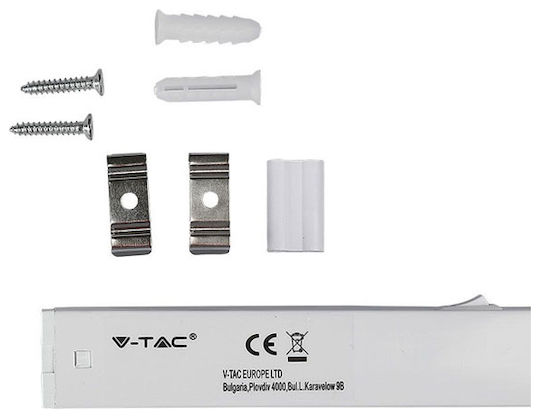 V-TAC Under-Cabinet LED Light 4W Warm White with Switch L29xD2.7xH3cm