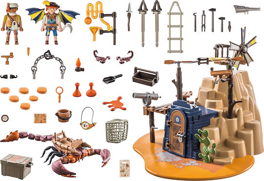 Playmobil Novelmore Secret Base With Giant Scorpion for 5-10 years old